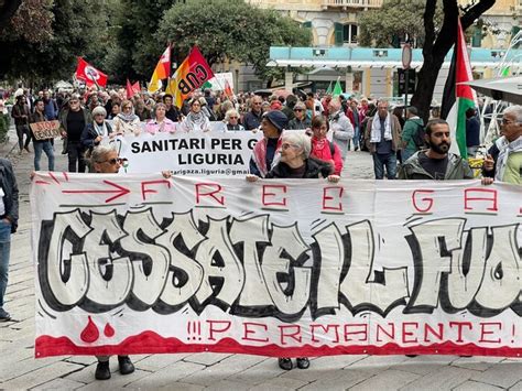 Corteo A Savona Per Una Gaza In Cerca Di Pace La Richiesta Di Un