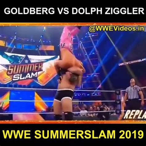 Goldberg Vs Dolph Ziggler Wwe Summerslam 2019 Goldberg Vs Dolph Ziggler Wwe Summerslam 20