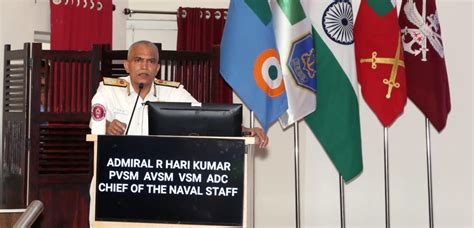 Admiral R Hari Kumar Urges Modernization of War Machinery