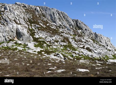 Holyhead Mountain Mynydd Twr Anglesey Wales Cymru Uk Gb Stock Photo Alamy