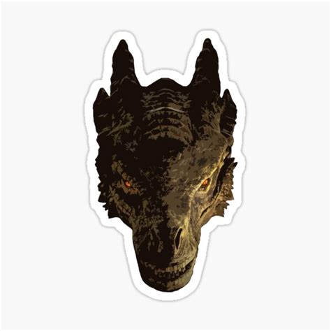 Syrax Dragon Rhaenyra Targaryen Sticker For Sale By Edgemaan