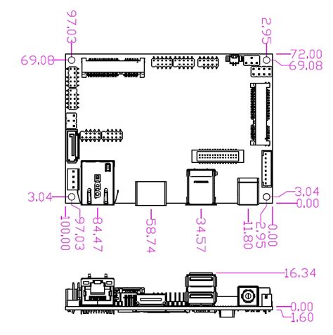 Jetway NP93Intel N2930 N2807 Bay Trail PICO ITX