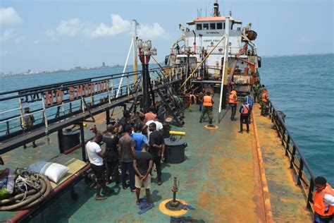 13 Arrested As Navy Intercepts Ship Carrying 2m Litres Of Stolen Fuel