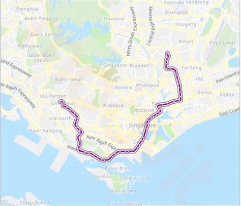 Sbs Transit Singapore Bus Service Bus Route From Serangoon Bus