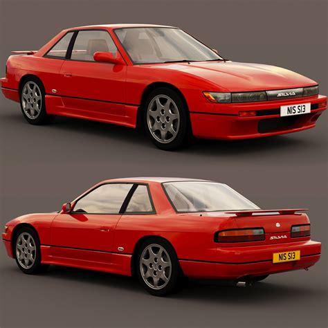 3D Nissan Silvia S13 Ks Aero 1992 Model TurboSquid 2217166