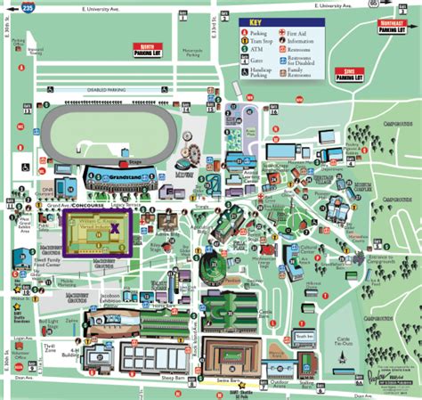 Iowa State Fair Map - Printable Map