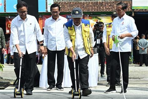 Presiden Ri Jokowi Resmikan Ruas Inpres Jalan Daerah Di Provinsi Diy