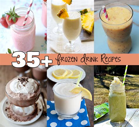 It's Summer Time! 35+ Frozen Drink Recipes - This Mom Can Cook