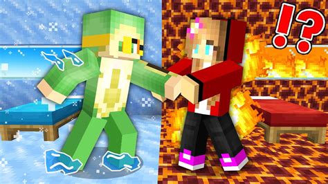 Jj Sister Vs Mikey Sister Survival Battle In Minecraft Maizen Youtube