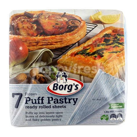 Beli Borg S 7 Frozen Puff Pastry Sheets 7 Sheets Dari Village Grocer Happyfresh