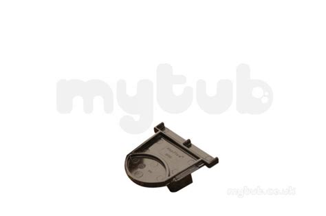 Wavin Black Plastic Rainchannel Endplate Wavin