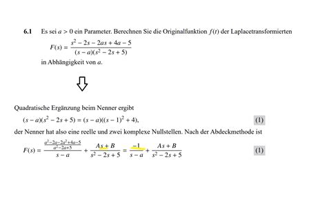 Mathefragen De Partialbruchzerlegung Laplacetransformation