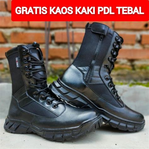 Jual SEPATU MODEL PDL JATAH POLRI MERK TX ARMY BAHAN KULIT SAPI ASLI