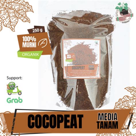 Jual Media Tanam Cocopeat Murni Sabut Kelapa Halus Origianal Repack