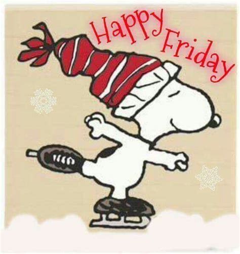 Winter Snoopy Happy Friday Quote Its Friday Quotes Snoopy Friday Happy Friday Quotes