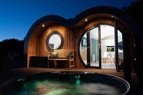 Luxury Glamping Pod In Wales With Private Hot Tub