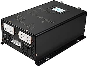 Amazon Aeliussine W Pure Sine Wave Split Phase Inverter V