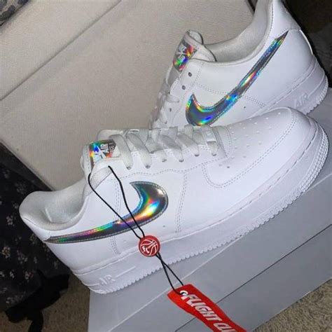 Nike Wmns Air Force Low White Iridescent Kixify Marketplace