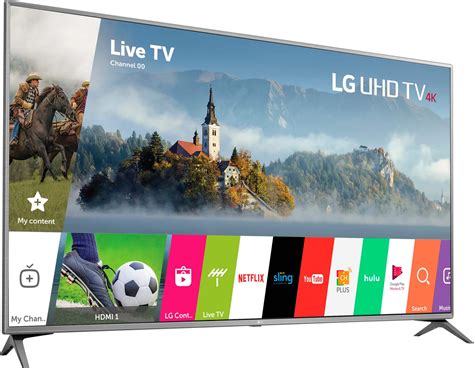 Customer Reviews: LG 75" Class LED UJ6470 Series 2160p Smart 4K UHD TV ...