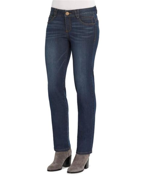 Democracy Ab Solution Straight Leg Jeans In Classic Indigo In Blue Lyst