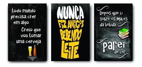 Kit Placas Decorativas Frases Engra Adas De Boteco Bar