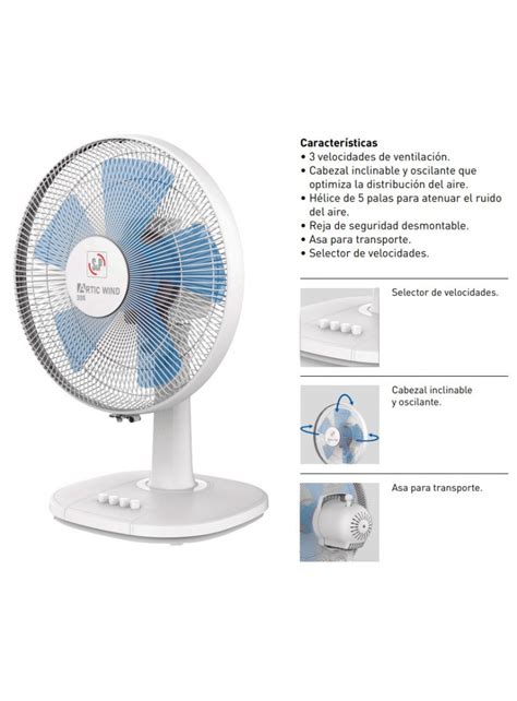 Ventilador Syp Sobremesa Cms W