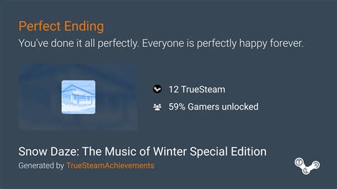 Perfect Ending Achievement In Snow Daze The Music Of Winter Special