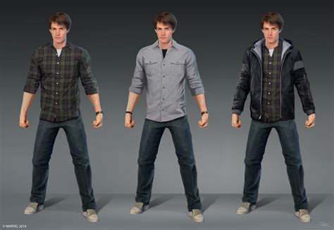 'Peter Parker' Concept Art by David Paget : r/SpidermanPS4