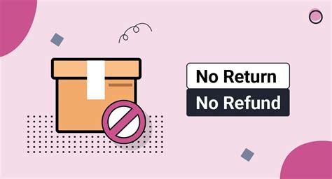 No Return No Refund Policy Termsfeed