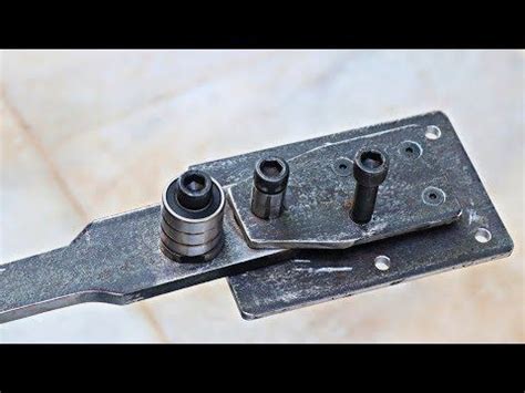 Make A Metal Bender Homemade DIY Tool YouTube Metal Working