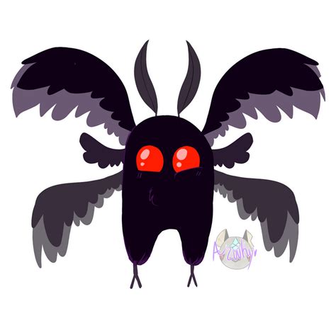 Cute Mothman By Azuuky On Deviantart