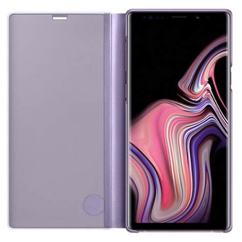 Samsung Galaxy Note 9 Clear View Standing Cover Violet Ef