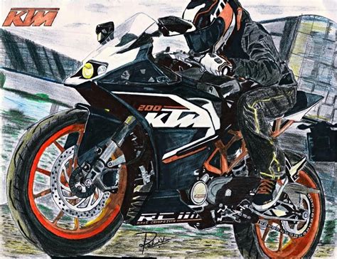 Thats The First Sketch I Did Of The Ktm Rc200