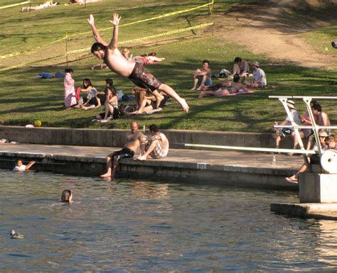 John Wilbanks Diving Board Barton Springs Austin Texas | Flickr - Photo ...