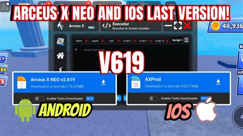 NEW ARCEUS X NEO IOS EXECUTOR LASTEST VERSION V619 ARCEUS X NEO AND