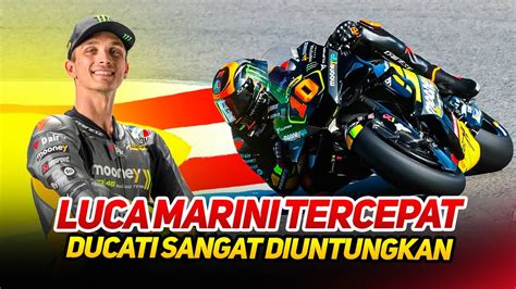 LUCA MARINI JADI YANG TERCEPATKUASAI TEST DESMOSEDICI SPRINT RACE