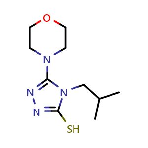 4 Isobutyl 5 Morpholino 4H 1 2 4 Triazole 3 Thiol 97 00 CAS 847783