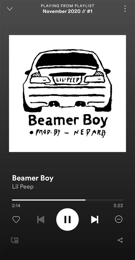 Spotify Beamer Boy Lil Peep 💔 Lil Peep Lyrics Lil Peep Beamerboy Lil