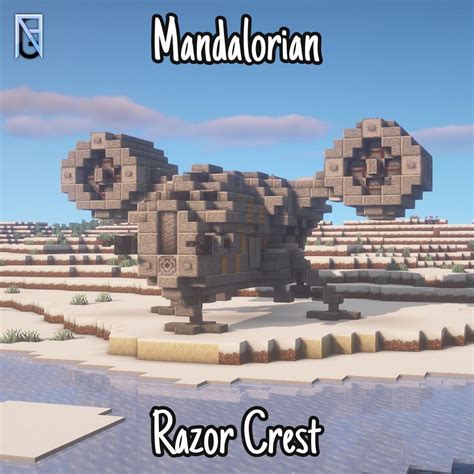 Nrgmix Minecraft Builder On Instagram Razor Crest From Mandalorian