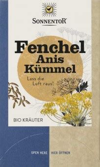 Sonnentor Fenchel Anis K Mmel Tee Bio Btl Naturpur Shop