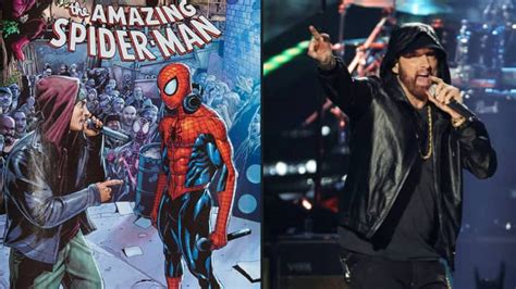 Eminem Duela Homem Aranha Em Capa De HQ Inspirado Em 8 Mile