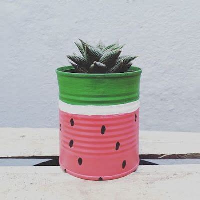 60 Lindas Ideias De Como Transformar Latas Em Vasos De Plantas Latas