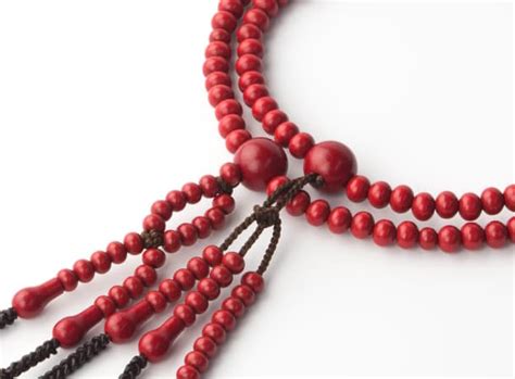 Sgi Soka Gakkai Prayer Beads Camellia Red Kongodo Sgi Store