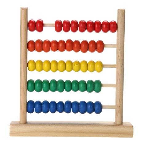 Children's Wooden Early Learning Kids Math Toy Small Abacus Handcrafted ...