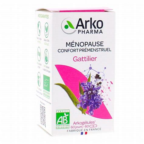 ARKOPHARMA Arkogélules Gattilier Bio 60 gélules Parapharmacie Prado