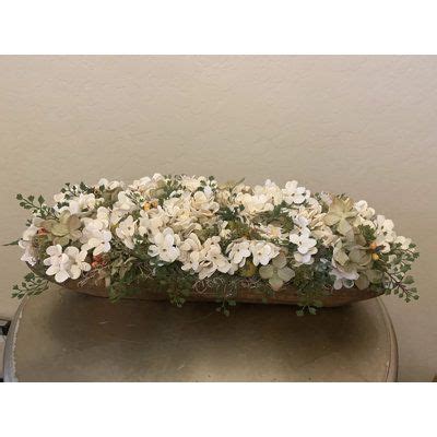 Primrue Hydrangea Floral Arrangement Silk H X W X D In