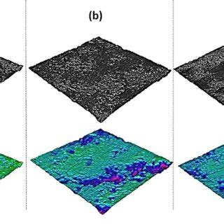 Threedimensional SEM Image Of Al Alloy Electrode Surfaces From The