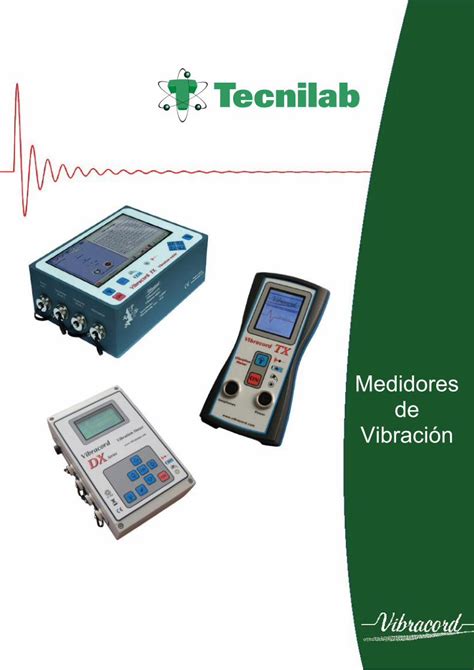 PDF Medidores Vibración Tecnilab DOKUMEN TIPS