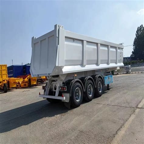 3 Axle Tipper Dump Semi Trailer 30 Cubic With U Shape Dumper Trailer