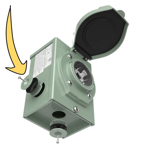 Pruste Generator Inlet Box Featuring Easy To Use Knockouts Patent